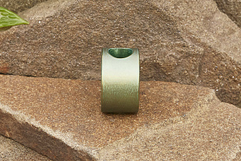 Бусина на темляк «Клевер» зеленый