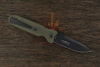 Складной нож Fox Knives Predator II, сталь N690, рукоять термопластик зеленый