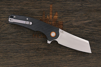 Нож складной CJRB Crag, клинок 87мм, сталь AR-RPM9, рукоять карбон