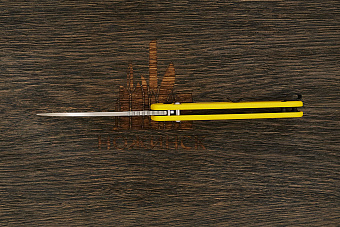 Нож складной CJRB Hectare, клинок 80мм, сталь AR-RPM9, рукоять G10 жёлтый