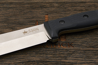 Нож туристический Kizlyar Supreme Bastardo, клинок 216мм, сталь Sleipner, рукоять G10