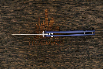 Нож складной CJRB Pyrite Light, клинок 85мм, сталь AR-RPM9, рукоять термопластик FRN синий