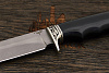 Разделочный нож Игоря Пампуха Модель 083, клинок 120мм, булат легированный, рукоять граб Т2 - фото №4
