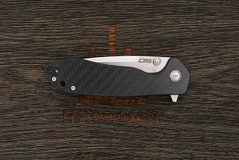 Нож складной CJRB Scoria, клинок 88мм, сталь D2, рукоять карбон