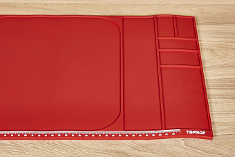 Коврик TSPROF XL для сборки, разборки, заточки ножей красный