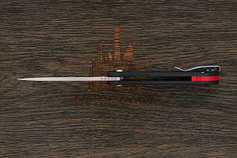 Нож складной Bestech Circuit, клинок 82мм, сталь K110, рукоять G10 чёрный