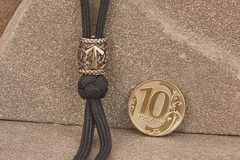 Бусина на темляк Руна Тейваз от мастерской Крымская бронза