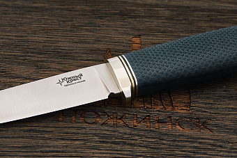 Нож туристический Южный крест Удобный, клинок 117мм, сталь CPR, рукоять микарта изумруд