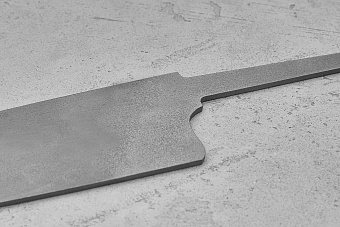 Заготовка для ножа, сталь AUS10Co 3,0мм. Модель "Аппарель ГШ210" с клинком 210мм, ТО 61-62HRC