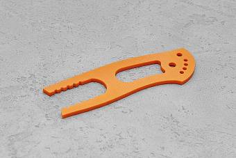 Рамка для модели Универсал", "Корсар" из G-10 3 мм (оранжевая)