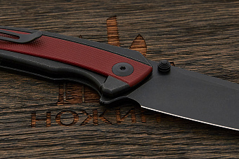 Складной нож Civivi Teraxe, сталь Nitro-V, рукоять G10/сталь бордовый