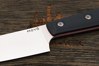 Нож кухонный MOYO Геликон шеф 165мм, сталь AR-RPM9, рукоять G10-extra черный