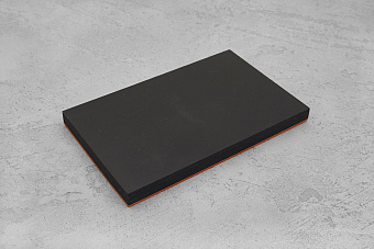 Микарта, плашка 130x80x8(+)мм, с оранжевым спейсером 1,5мм