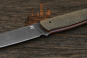 Нож туристический Lizard knives, клинок 115мм, сталь CPM 3V, рукоять Crazyfiber