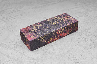 Кап клёна стабилизированный двухцветный Т38