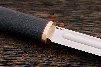 Разделочный нож Сергея Никитина Техноякут, сталь N690, рукоять микарта