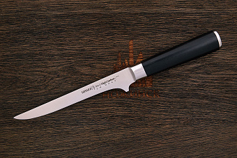 Нож кухонный Samura обвалочный 150мм, сталь AUS-8, рукоять G10