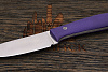 Нож EDC UralEDC ТузЪ, клинок 80мм, сталь 65Х13, рукоять G10 фиолетовый - фото №4