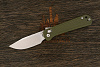 Нож складной CJRB Bolt, клинок 82мм, сталь AR-RPM9, рукоять G10 зеленый - фото №1