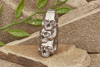 Бусина на темляк «Лаки Тройка» Т1