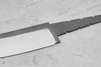 Клинок для ножа 115мм, сталь К110. Мастерская Сандер