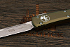 Автоматический складной нож Microtech Ultratech S/E, сталь M390 apocalypt, рукоять алюминий зеленый - фото №4