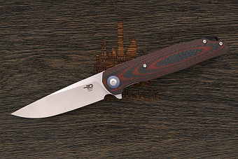 Нож складной Bestech Ascot, клинок 100мм, сталь D2, рукоять G10 чёрно-красный