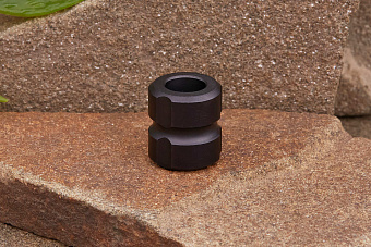 Титановая бусина на темляк «Втулка-II» черный