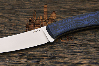Разделочный нож Къметь, клинок 100мм, сталь M390, рукоять микарта