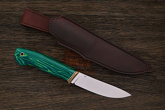 Нож разделочный Дмитрия Пудова КрейсерЪ, клинок 120мм, сталь M398, рукоять crazyfiber