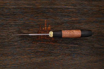 Нож туристический Эльбрус Тайга, клинок 110мм, дамаск