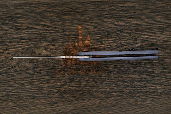 Нож складной Kizlyar Supreme Biker-X, клинок 89мм, сталь D2