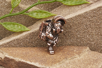 Бусина на темляк Сталкер.Метро от мастерской Крымская бронза