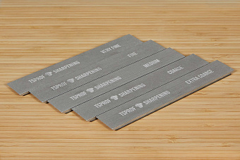 Набор алмазных пластин TSPROF на бланке 150×25×1мм, 5шт