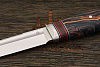 Нож туристический Геннадия Дедюхина Финка, клинок 135мм, сталь M398, рукоять микарта - фото №4
