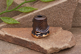 Бусина для темляка Напёрсток (бронза) от мастерской Братьев Пешковых