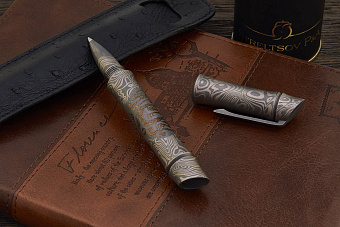 Авторская титановая ручка  Дмитрия Стрельцова «Хитори. Старый дракон»