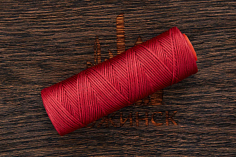 Нить вощеная 1,0мм. Гамма-4 (вишневая)