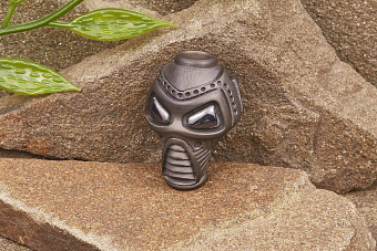 Бусина на темляк «Гуманоид» титан