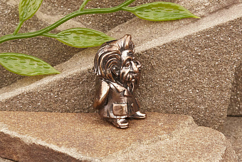 Бусина на темляк Эйнштейн от мастерской Крымская бронза