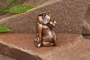 Бусина на темляк Обжора от мастерской Крымская бронза