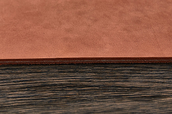 Кожа для ножен, чепрак 3,0-3,5мм, рыжий