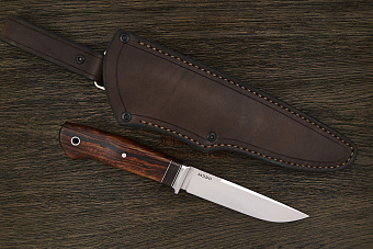 Нож разделочный Геннадия Дедюхина Универсал, клинок 128мм, сталь M390, рукоять дерево Т2