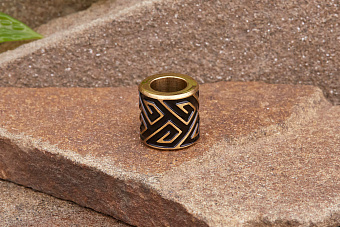 Бусина №1.2 (жёлтая)