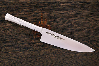 Нож кухонный Samura шеф 200мм, сталь AUS-8, рукоять сталь