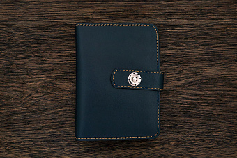 Обложка для паспорта и автодокументов с ножом зеленая