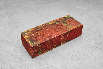 Кап клёна стабилизированный трехцветный Т59