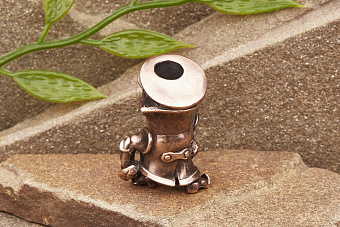 Бусина на темляк Вовка от мастерской Крымская бронза