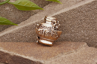 Бусина на темляк Корабль от мастерской Крымская бронза