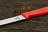 Нож кухонный Böker Sandwich Knife, нержавеющая сталь, рукоять пластик красный - фото №2